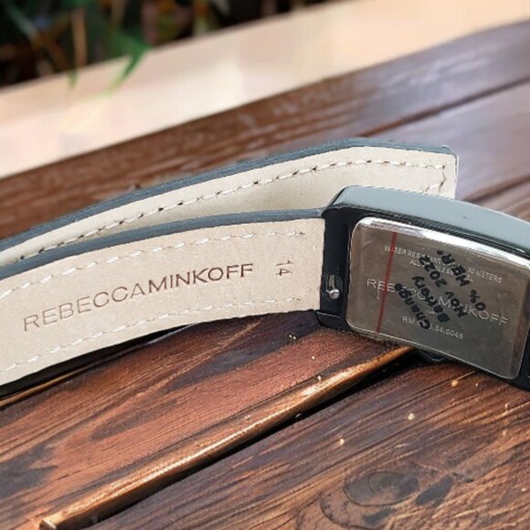 REBECCA MINKOFF Leather Wrap Watch main image 7